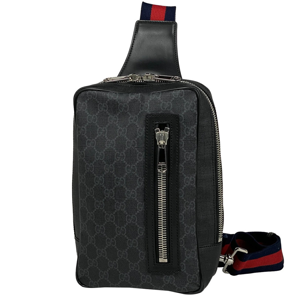 Gucci GG Body Bum Crossbody Belt bag Soft Supreme canvas black